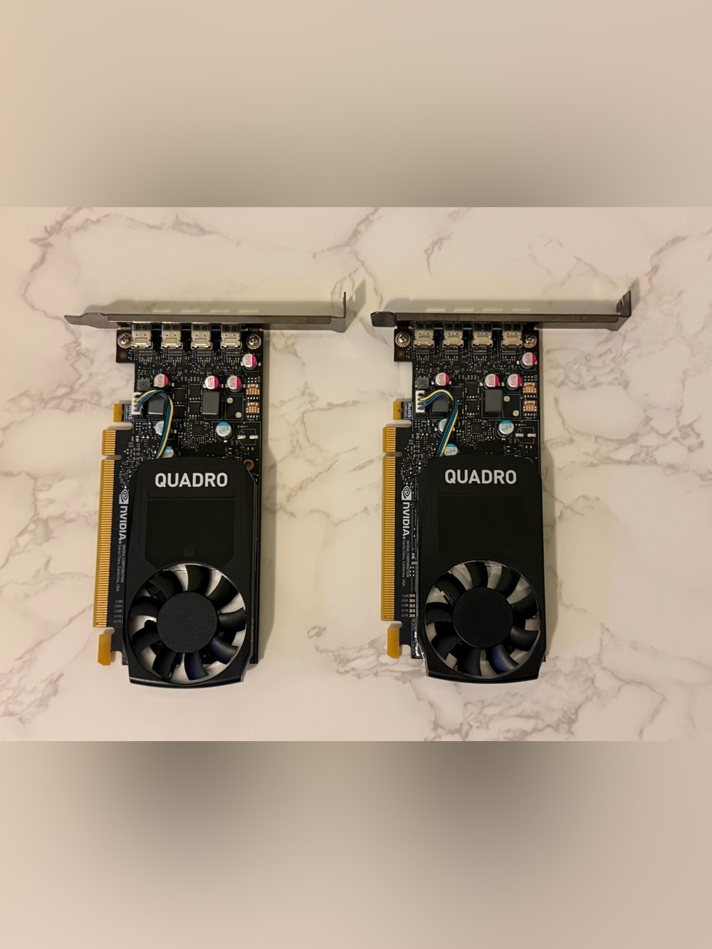 NVIDIA Quadro Dual Mini-ITX Low-Profile Graphics Cards in Black
